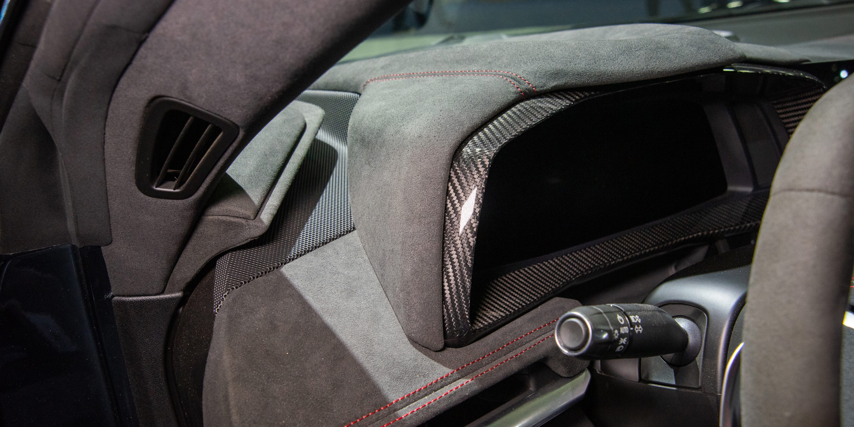 Interior of a Corvette Stingray